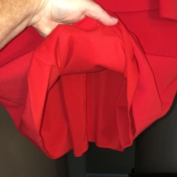 NWT Alice + Olivia Classics Cherry Peplum Dress, Size 8. Retail $330. - Picture 12 of 14